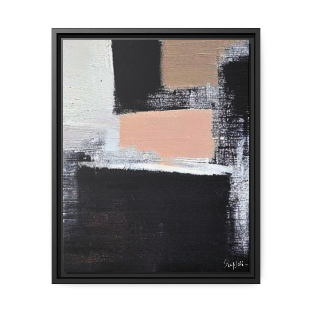Canvas Wall Art Matte with Frame & Eco- Friendly CUBE - by Queennoble