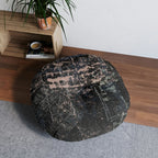 Meditation and Comfort Floor Pillow TUFTED | Minimal by Queennoble